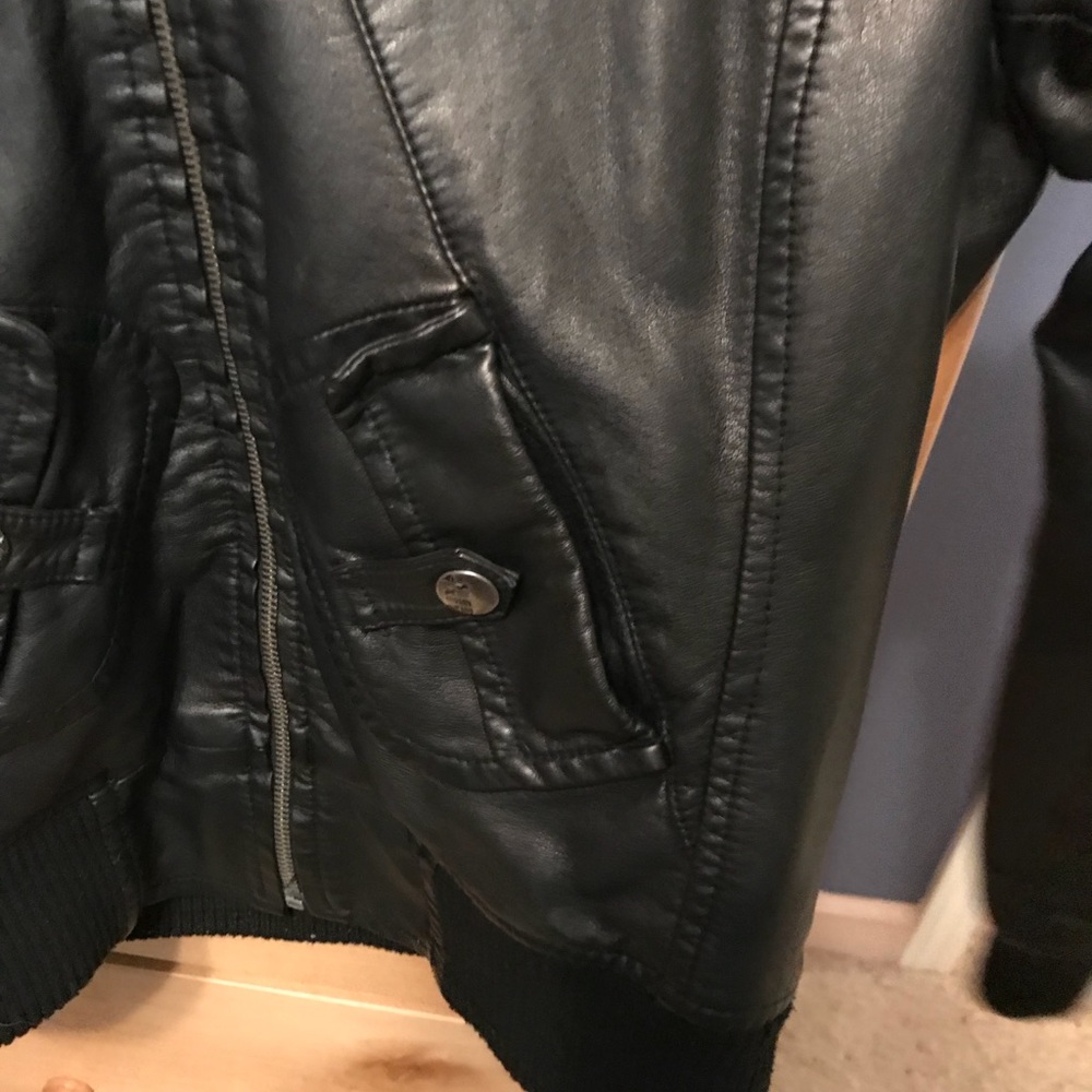 Women’s Leather-Look Jacket